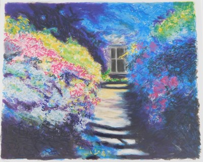 Lot 328 - Pelin Damisch (20thC). Garden Path, artist...