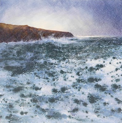 Lot 315 - Robert Bell (20thC). Seascape, mixed media on...
