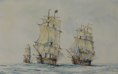 Lot 23 - J Terry Culpan (20thC). Shipping scene,...