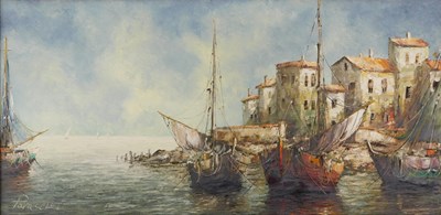 Lot 329 - Angelo Paraselli (b.1919). Landscape, possibly...