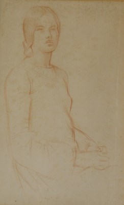 Lot 317 - William Rothenstein (1872-1945). Study of a...